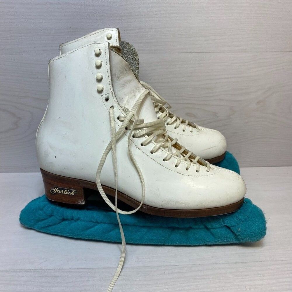 Harlick High Tester Professional Freestyle MK Figure Skates Sheffield Steel